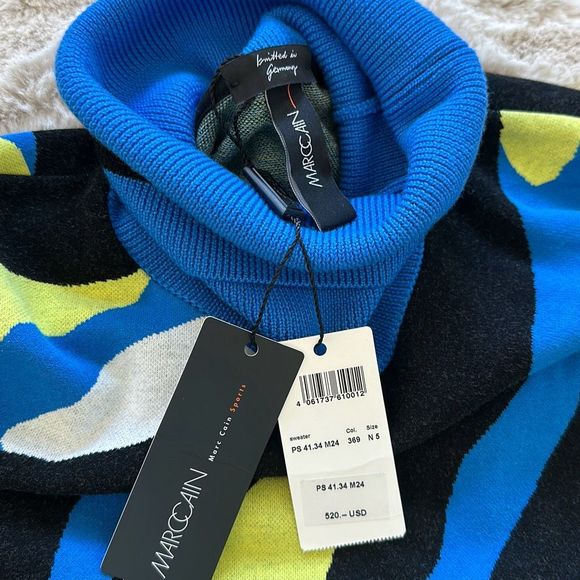 Marc Cain Skydiver Sweater Multicolor Size N5 - Picture 9 of 15